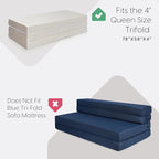 Milliard Carry Case for the Tri Folding Mattress Queen Size (78" x 58"x 4") (Mattress NOT Included)