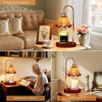 Candle Warmer Lamp with Timer Dimmable: Birthday Gifts for Women & Home Decor for House Warming Gifts New Home– Wax Warmer Gifts for Mom - 3 Timer Modes, 4 Brightness Levels, Adjustable Height