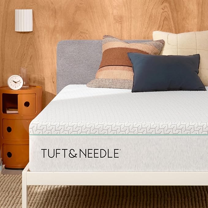 Tuft & Needle Original Hybrid Medium Twin XL Mattress, Adaptive Foam, Individually-Wrapped Coils, Cooling Pressure Relief, 100 Night Trial, Fiberglass-Free, CertiPUR-US, 10-Year Limited Warranty