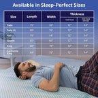 ROOST SLEEP Memory Foam Mattress, 12-Inch Twin XL – Cool Cloud Gel Foam Bed for Extra Length Comfort – Pressure-Relieving, Supportive, and Cooling Sleep Surface
