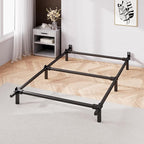 ZINUS 7 Inch Compack® Metal Bed Frame, Support Bed Frame for Box Spring and Mattress Set, Black, Twin