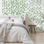 1800 Feet 240 Pack Fake Greenery Hanging Garland, Ivy Leaf Plants, Vine Leaves, Fake Flowers Foliage for Bedroom Garden Wall Decor