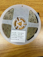TOPAI 12V COB LED Strip Light 6000K Cool White Waterproof IP65 480LEDs/M Super Bright 4000Lm CRI>90 16.4ft/5M Self Adhesive Dotless Cuttable Flexible for Bedroom Cabinet DIY Lighting