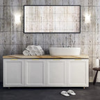 Ravinte Hardware Metal Gold 6 Pack Hardware Handle, 5.9 inch Cabinet Pulls for Cabinets and Drawers