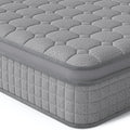 Vesgantti 12 Inch Multilayer Hybrid Twin Mattress - Multiple Sizes & Styles Available, Ergonomic Design with Memory Foam and Pocket Spring, Medium Firm Feel, Grey