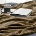 Bedsure GentleSoft Fleece Blankets Queen Size Camel - Bed Blanket Soft Lightweight Plush Fuzzy Cozy Luxury Microfiber, 90x90 inches