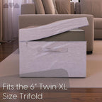 Milliard Carry Case for the Tri-Folding Memory Foam Mattress 6 Inch Twin XL Size (78" x 38" x 6") (Mattress NOT Included)