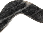 Bloomingville Marble Wave Double Taper Candle Holder, Black