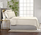 California King Sheets by Pure Bamboo, Genuine 100% Organic Viscose Derived from Bamboo Bed Sheet Set, Soft & Cooling, Double Stitching, Lifetime Quality Promise (California King, Ivory)