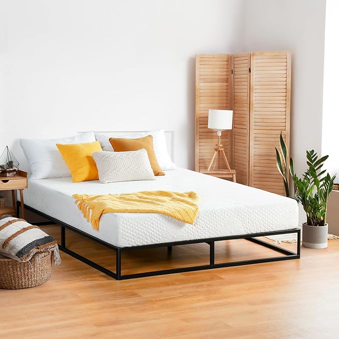 PrimaSleep Twin XL Mattress, 6 Inch Gel Memory Foam Mattress, Gel Infused for Comfort and Pressure Relief, CertiPUR-US Certified, Bed-in-a-Box, Medium Firm, Twin XL Size