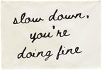 Mental Health Inspirational Rectangular Banner-Positive Affirmation Flag for Kids Teen Counselor Teacher,Classroom Therapy Office Homeschool Reading Room Wall Decor-Slow Down You're Doing Fine