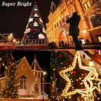 LED Rope Lights Outdoor Waterproof, 131.2ft Rope Lighting Warm White Light Strip, 110V LED Strip Lights Indoor, Connectable String Tape Light for Backyards, Patio, Decorative Lighting