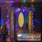 Brizled Multi Color Christmas Lights, 33ft 100 LED Christmas Tree Lights, 5mm Wide Angle Xmas Light, Connectable 120V UL Certified Xmas Light String for Tree Party Wedding Home Indoor Outdoor Decor