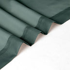 Chyhomenyc Hunter Green Sheer Curtains 63 Inch Length 2 Panels, Rod Pocket Solid Window Sheer Curtain Panels, Elegant Curtains & Drapes for Living Room Bedroom 2 Panels (Hunter Green, 42 W x 63 L)