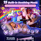 Christmas Gifts for Kids Toys,15 Films Star Lights for Ceiling Projector +15 Sleep Sounds Machine Baby Night Lamp,Remote Timer Cute Pink Nursery Lamp,Exquisite Gifts for Kids Baby Girl Toddler