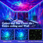 Star Projector, 15 Colors Galaxy Projector for Bedroom Adults,15 White Noise Ceiling Projector for Ceiling for Adults,Bluetooth Galaxy Light Projector Night Light for Kids