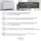 Storkcraft Alpine 6-Drawer Dresser (Gray) – GREENGUARD Gold Certified, Gray Dresser for Bedroom, Kids & Nursery Storage Drawers, Safety Interlocking Drawers, Pre-Installed Tracks, Kids Bedroom