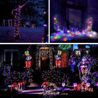 suddus 66ft 200 LED Outdoor String Lights, Multi Color Fairy Lights Battery Operated with Remote, Led Twinkle Lights for Bedroom, Backyard, Wedding, Tree, Mason Jar, Wall, Centerpiece, Christmas