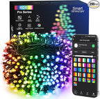 Brizled Pro Smart Christmas Lights, 66ft 200 LED WiFi Christmas Tree Lights, App Controlled RGB Color Changing Xmas Lights String Works with Alexa & Google Home for Holiday Xmas Party Indoor Outdoor