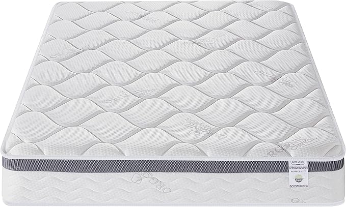 Queen Size Mattress - 10 Inch Cool Memory Foam & Spring Hybrid Mattress with Breathable Cover -Comfort Plush Euro Pillow Top - Rolled in a Box - Oliver & Smith