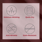 Mellanni Split King Sheets Set - 5 PC Iconic Collection Bedding - Hotel Luxury, Extra Soft, Cooling Bed Sheets - Wrinkle, Fade, Stain Resistant (Split King, Burgundy)