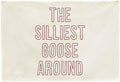 Nursery Rectangular Canvas Banner-Boho Flag Poster Sign for Toddler Boy Girl,Baby Room Above Crib Bedroom Playroom Dorm Wall Decor-Baby Shower Birthday Christmas Gift-The Silliest Goose Around Theme