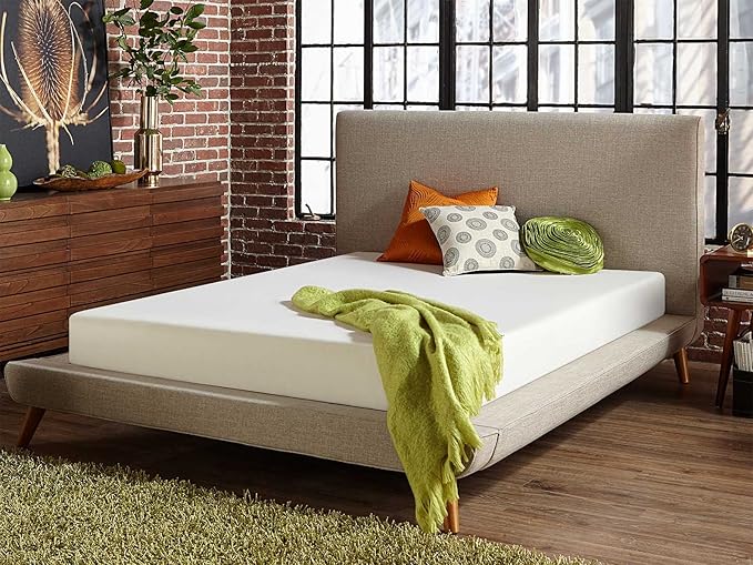 Live and Sleep Classic 8 Inch Medium Firm Memory Foam Mattress - Bed in a Box with Firm Body Support, CertiPUR Certified - RV Short Queen Size