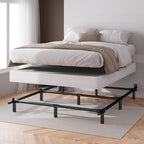 ZINUS 7 Inch Compack® Metal Bed Frame, Support Bed Frame for Box Spring and Mattress Set, Black, Twin
