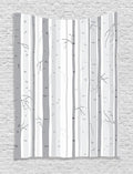 Ambesonne Grey Tapestry, Birch Trees Autumn Branches Forest Soft Colors in Modern Graphic Print, Wall Hanging for Bedroom Living Room Dorm Decor, 60" X 80", Grey Ceil