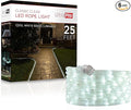 UltraPro LED Rope Lights, 25ft Classic Clear Rope, Cool White Light 5000K, Indoor/Outdoor, Flexible, Linkable, Durable, Outdoor, 54843 (Pack of 6)