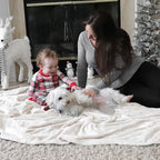 Bedsure GentleSoft Fleece Throw XL Blanket White - 300GSM Soft Lightweight Plush Cozy Blankets for Bed, Sofa, Couch, Travel, Camping, 50x70 inches