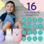 Lumipets Fiona The Fox Squishy Night Light for Kids | Silicone Mood Lamp with Tap & Remote Control | Rechargeable Color Changing Animal NightLight for Boys & Girls | Portable Nightlight with USB Cord