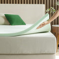 ZINUS 2 Inch Green Tea Memory Foam Mattress Topper, Smaller, More Convenient WonderBox Packaging, Pressure-Relieving Layers, CertiPUR-US Certified, Twin