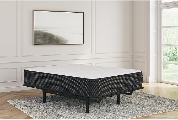 Signature Design by Ashley Limited Edition Plush 12 Inch Hybrid Mattress with Gel Memory Foam and Edge Support for Cool Sleep and Pressure Relief, Twin XL, Fiberglass Free, Mattress In A Box