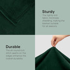 Utopia Bedding Fleece Blanket King Size Forest Green 300GSM Luxury Anti-Static Fuzzy Soft Microfiber Bed Blanket (90x102 Inch)