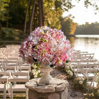 10PCS Faux Hydrangea Flower Hydrangea Artificial Flowers Hydrangea Bouquet Faux Flower Table Centerpieces for Home Wedding Bridal Bouquet Office Party DIY Floral Decor