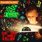 Cars Night Light for Boys - Rotating Projector Lamp with Race Car - Star Projector for Kids Age 3-8 - Ceiling Nightlight Projector with Cars and Stars - Birthday Gifts for Boys Room Decor
