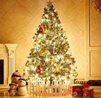 Christmas Lights, Battery Operated String Lights 18ft 50 LED 8 Modes LED Mini Lights with Timer for Christmas Tree Wreath Party Home Indoor Outdoor Decor, Waterproof, Warm White