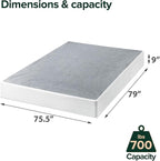 ZINUS 9 Inch Metal Smart Box Spring, Mattress Foundation, Strong Metal Frame, Easy Assembly, King