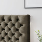 Christopher Knight Home Jezebel Velvet Headboard, Queen / Full, Grey / Black Steel