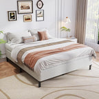 King Box Spring, 9 Inch Metal King Size Box Spring Only, Heavy Duty Metal Frame Mattress Foundation Support for 3000lbs, Easy Assembly, Noise Free, Non Slip