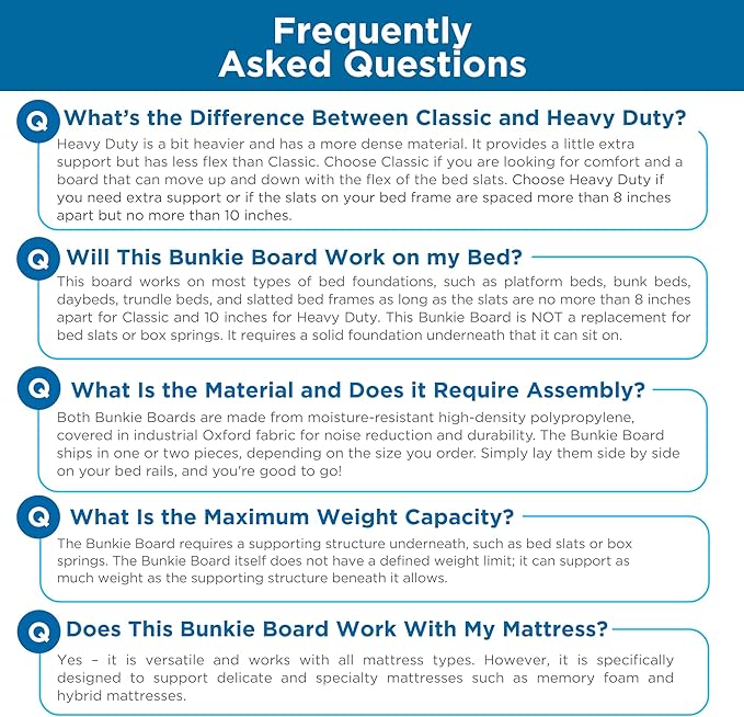 Meliusly Premium 10mm Bunkie Board Twin XL Size (38x79'') Patent Pending Low Profile Bed Board Design - Breathable, Noise Minimizing, Moisture Resistant Bunkieboards, Low Profile Bed Support