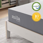 Modway Mila Firm 10" Fiberglass Free Memory Foam Twin Mattress