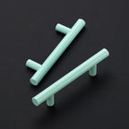 Ravinte 45 Pack | 5 Inch Cabinet Pulls Green Stainless Steel Kitchen Drawer Pulls Cabinet Handles 5 InchLength, 3 Inch Hole Center