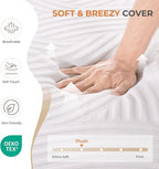 Sweetnight King Size Mattress, 12 Inch King Memory Foam Mattress in a Box for Pressure Relief & Motion Isolation, CertiPUR-US Certified Plush King Bed Mattresses