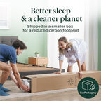 ZINUS 10 Inch Spring Sensation Hybrid Mattress [New Version], Twin, Fiberglass Free, Medium Firmness, Durable Support, Certified Safe Foams & Fabric, Mattress in A Box