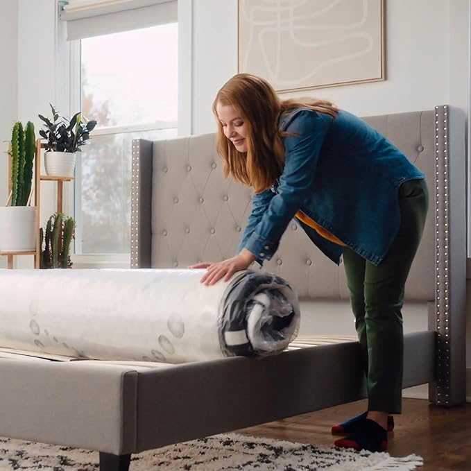 Flash Furniture Capri Comfortable Sleep 12" Hybrid Pocket Spring and Foam Mattress, Foam Pocket Spring Hybrid Mattress for Pressure Relief, Queen