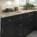 Franklin Brass Bar (20-Pack) Cabinet Handles 3" Hole Center Pulls | Champagne Bronze Hardware Kitchen Door, Drawers, Dressers, Furniture P29520K-CZ-B2