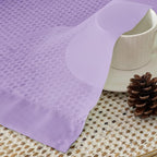 Aiyufeng Light Purple Sheer Curtain Panels Pair Sold 72 Inch Length, Light Filtering Window Curtain Drapes Treatment for Kitchen, Bedroom/Children Room, Voile Top Dual Rod Pocket, 2 Pack of 42 x 72"
