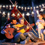 AceList 20 LED Children's Room LED String Lights Astronaut Spaceship Rocket UFO Pendants Light String Holiday Party Lights Wall Window Tree Decorative Lights(Light Warm White)